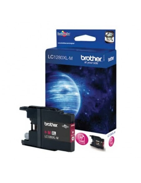 Cartuccia inkjet alta capacità 1280 Brother magenta LC-1280XLM