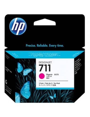 Cartucce inkjet 711 HP magenta  Conf. 3 - CZ135A