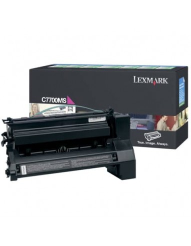 Toner return program Lexmark magenta  C7700MS