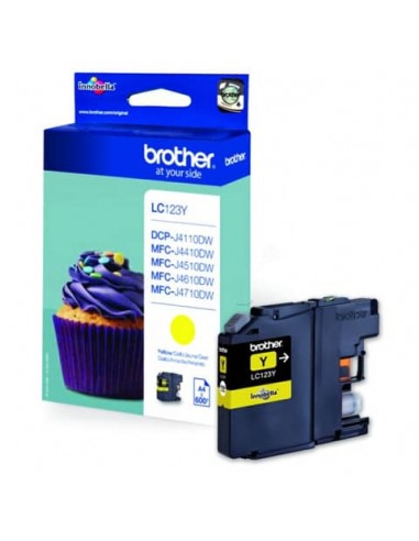 Cartuccia inkjet LC-123 Brother giallo  LC-123Y
