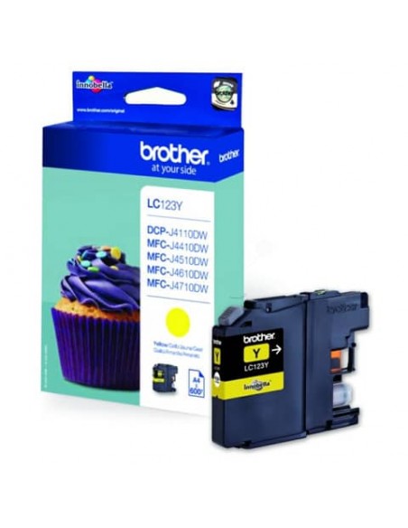 Cartuccia inkjet LC-123 Brother giallo  LC-123Y