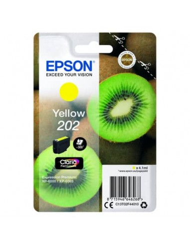 Cartuccia inkjet Kiwi 202 Epson giallo  C13T02F44010