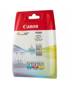 serbatoi inchiostro blister CLI-521 Canon ciano+magenta+giallo Conf. 3 - 2934B010