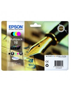 cartucce inkjet Penna e Cruciverba 16 Epson n+c+m+g Conf. 4 - C13T16264012