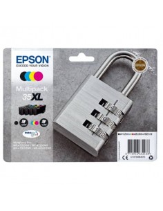 cartucce inkjet alta capacità Lucchetto 35XL Epson nero+ciano+magenta+giallo Multipack - C13T35964010