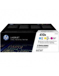 Toner alta capacità 410X HP ciano+magenta+giallo Conf. 3 - CF252XM