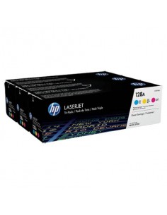 Toner 128A HP ciano+magenta+giallo  Conf. 3 - CF371AM