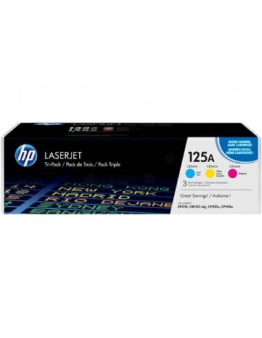 Toner 125A HP ciano+magenta+giallo  Conf. 3 - CF373AM