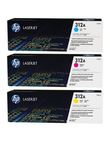 Toner 312A HP ciano+magenta+giallo  Conf. 3 - CF440AM