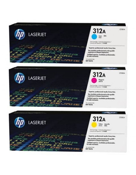 Toner 312A HP ciano+magenta+giallo  Conf. 3 - CF440AM