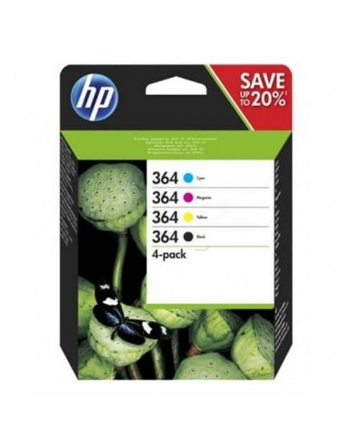 cartucce inkjet 364 HP nero+ciano+magenta+giallo Conf. 4 - N9J73AE