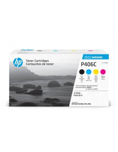 Toner CLT-P406C Samsung nero+ciano+magenta+giallo Conf. 4 - SU375A