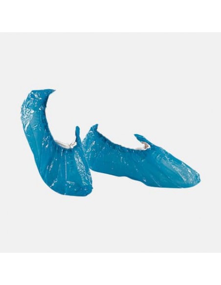 Copriscarpe Icoguanti con elastico caviglia blu misura unica conf. da 100 - SOVPE