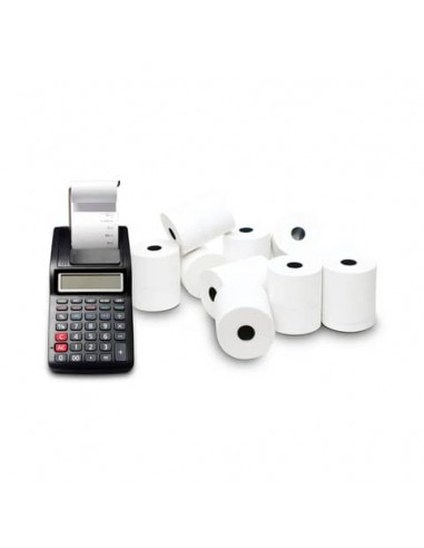 Rotoli calcolatrice Rotolificio Pugliese 57 mm x 35 m - D.E. 60 mm - foro 12 mm conf. da 10 - CAL05B