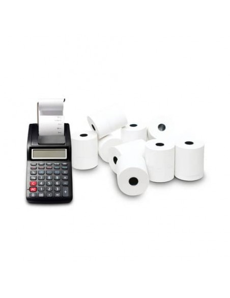 Rotoli calcolatrice/POS Rotolificio Pugliese Exclusive BPA FREE 57mmx25 m 55 gr/mq - f. 12 mm cf 10 pz 5725-D45PQ