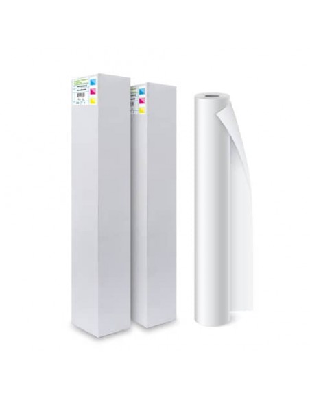 Rotoli carta plotter Rotolificio Pugliese pura cellulosa opaca Cristal 90 g/mq 61 cm x 50 m - conf. 4 pz D61P49Q