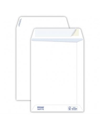 Buste a sacco bianche autoad. removibili Pigna Envelopes Competitor strip 100 g/m² 190x260 mm  conf. 500 - 0029525