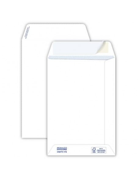 Buste a sacco bianche autoad. removibili Pigna Envelopes Competitor strip 80 g/m² 160x230 mm  conf. 500 - 0029463