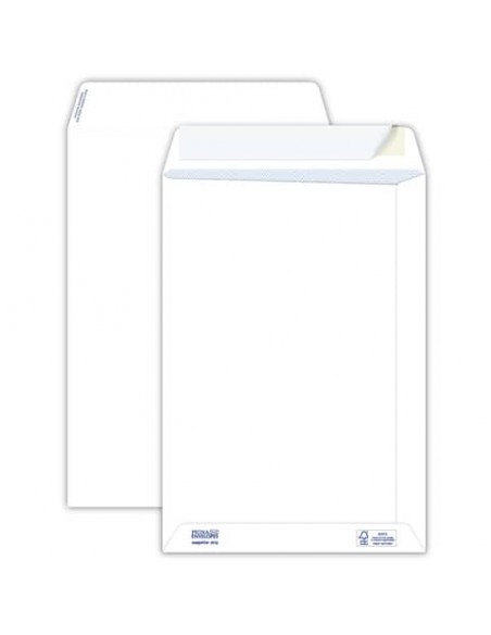 Buste a sacco bianche autoad. removibili Pigna Envelopes Competitor strip 80 g/m² 230x330 mm  conf. 500 - 0029481