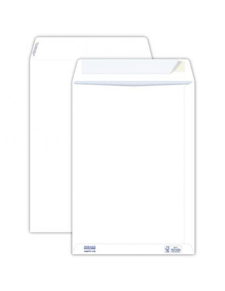 Buste a sacco bianche autoad. removibili Pigna Envelopes Competitor strip 80 g/m² 250x353 mm  conf. 500 - 0099066