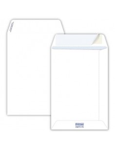 Buste a sacco Pigna Envelopes Competitor strip 80 g/m² 162x229 mm bianco Conf. da 20 buste - 0654555