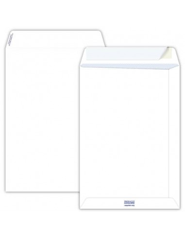 Buste a sacco Pigna Envelopes Competitor Strip 80 g/m² 230x330 mm bianco Conf. da 20 buste - 0654573