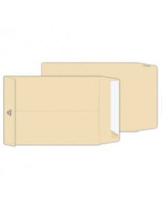 Buste a sacco con soffietto Pigna Envelopes Multi Strip Extra 25+4 x 35 cm avana Conf. 250 pezzi - 0208886