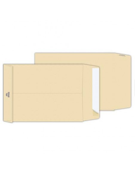 Buste a sacco con soffietto Pigna Envelopes Multi Strip Extra 25+4 x 35 cm avana Conf. 250 pezzi - 0208886