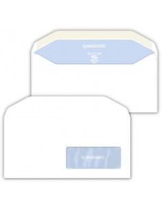 Buste con finestra Pigna Envelopes Silvermartic Lux 80 g/m² 110x230 mm bianco - conf. 500 - 0388987