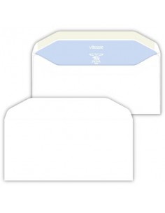 Buste senza finestra Pigna Envelopes Silvermatic 80 g/m² 110x230 mm bianco conf. 500 - 0388763