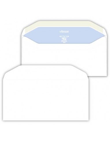 Buste senza finestra Pigna Envelopes Silvermatic 80 g/m² 110x230 mm bianco conf. 500 - 0388763