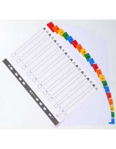 Intercalari stampati in digitale Exacompta Protect'o cartoncino A4 160g/mq 20 tasti AZ - 1111E