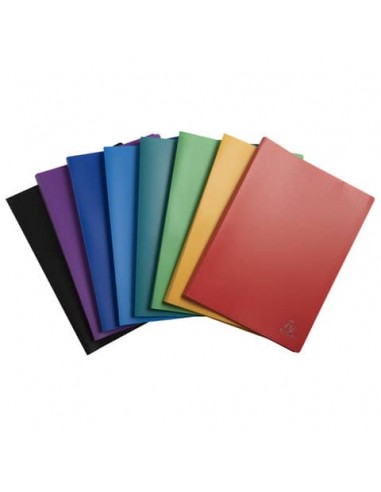 Portalistini Exacompta LINEA OPACO 8 colori assortiti ppl A4 40 buste 8540E