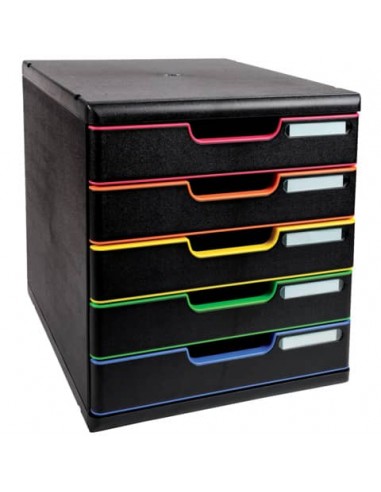 Cassettiera Exacompta MODULO Classic A4 Black Office 5 cassetti 28