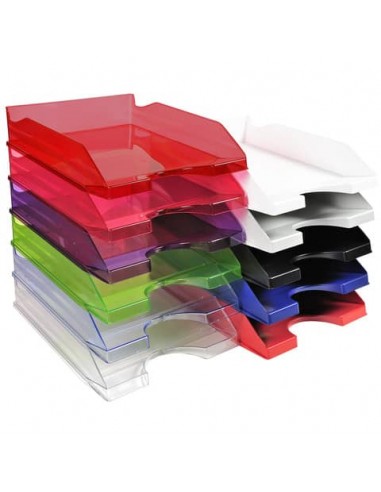 Vaschetta portacorrispondenza Exacompta ECOTRAY EcoBlack plastica A4+ nero 123014D