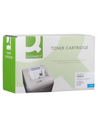 Toner Q-Connect compatibile con HP CE401A - ciano K15538QC