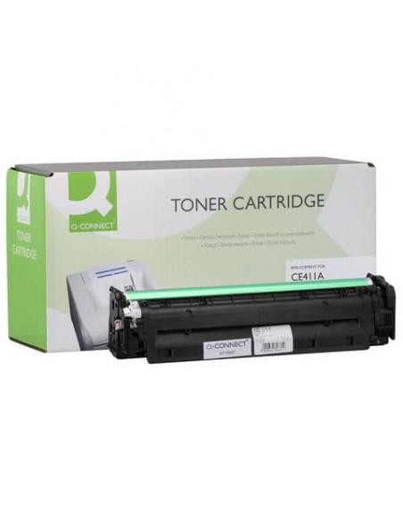 Toner Q-Connect compatibile con HP CE411A - ciano K15580QC