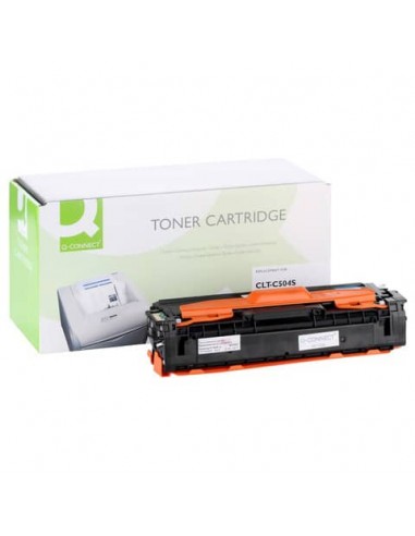 Toner Q-Connect compatibile con Samsung CLT-C504S/ELS - ciano K15624QC