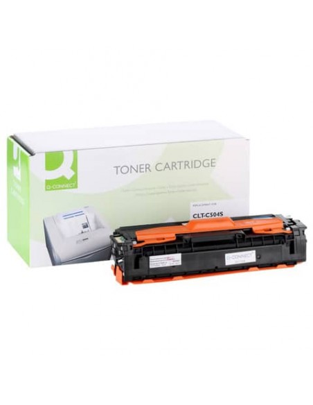 Toner Q-Connect compatibile con Samsung CLT-C504S/ELS - ciano K15624QC