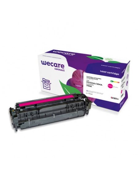 Toner WECARE compatibile con HP CC533A - magenta K15134W4
