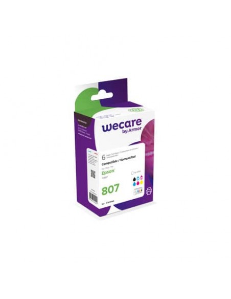 Cartucce inkjet WECARE compatibili con Epson C13T08074011 - 6 colori Conf. 6 - K10110W4
