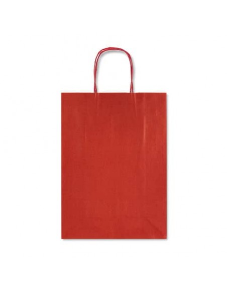 Sacchetti da regalo Rex-Sadoch Allegra tinta unita Dark 26x12x36 cm rosso conf. da 25 - SDF26-551