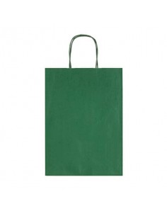 Sacchetti da regalo Rex-Sadoch Allegra tinta unita Dark 26x12x36 cm verde conf. da 25 - SDF26-560