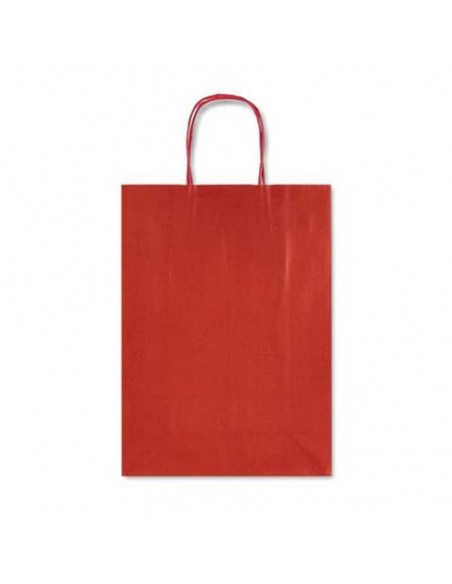 Sacchetti da regalo Rex-Sadoch Allegra tinta unita Dark 36x12x41 cm rosso conf. da 25 - SDF36-551