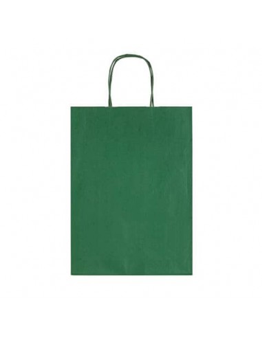 Sacchetti da regalo Rex-Sadoch Allegra tinta unita Dark 36x12x41 cm verde conf. da 25 - SDF36-560