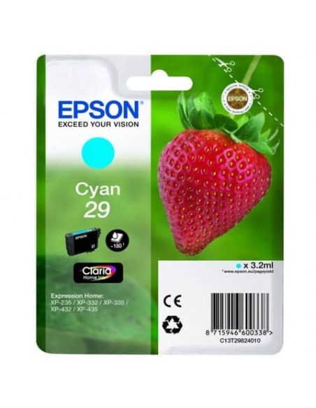 Cartuccia inkjet Fragola T29 Epson ciano  C13T29824012