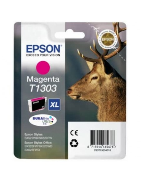 Cartuccia inkjet ink pigmentato Cervo T1303 Epson magenta C13T13034012