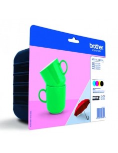 Cartucce inkjet LC-227+LC-225 Brother n+c+m+g Conf. 4 - LC-227XLVALBP