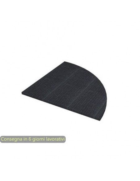 Raccordo a 90° per scrivanie Artexport Presto 80x80 cm nero venato frassino 313/8