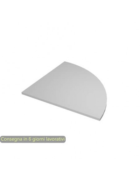 Raccordo a 90° per scrivanie Artexport Presto 80x80 cm grigio 313/9